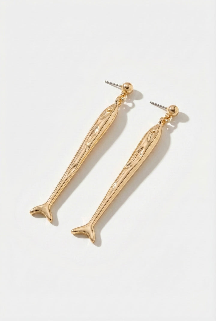 Lustra Fish Drop Earrings