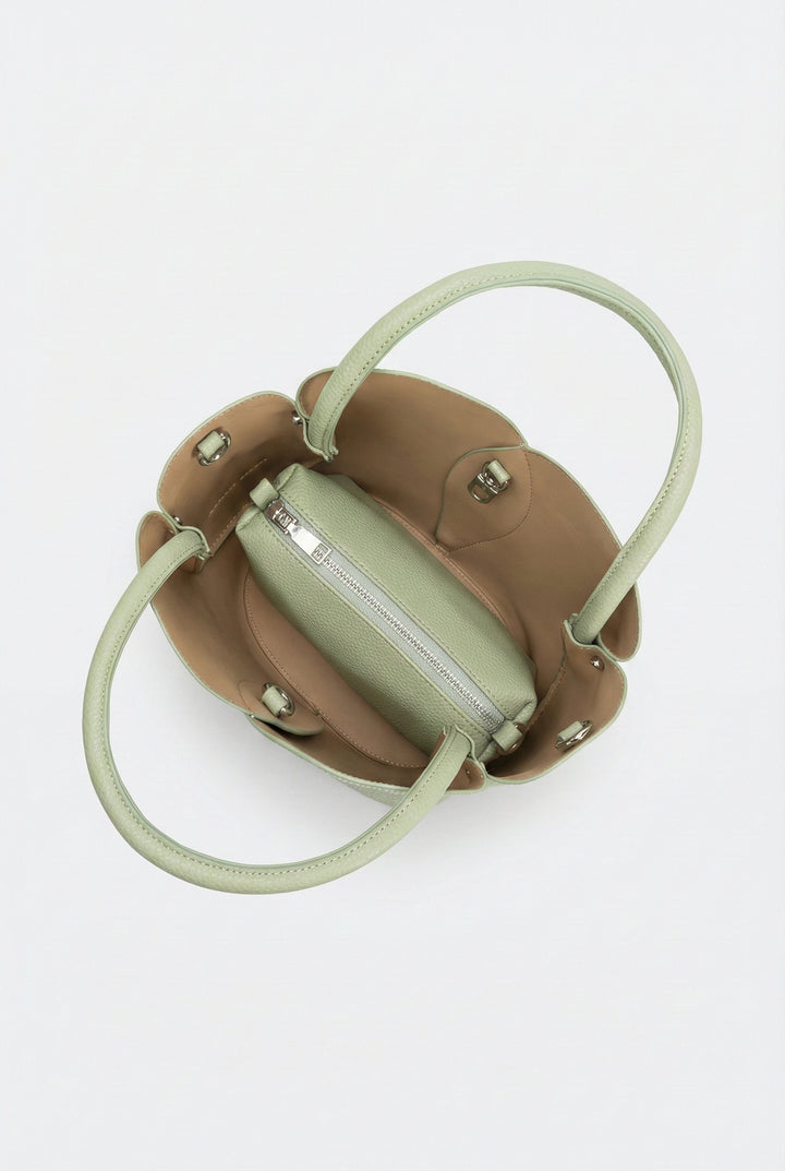 Melie Bianco Tulip Top-Handle Crossbody Tote