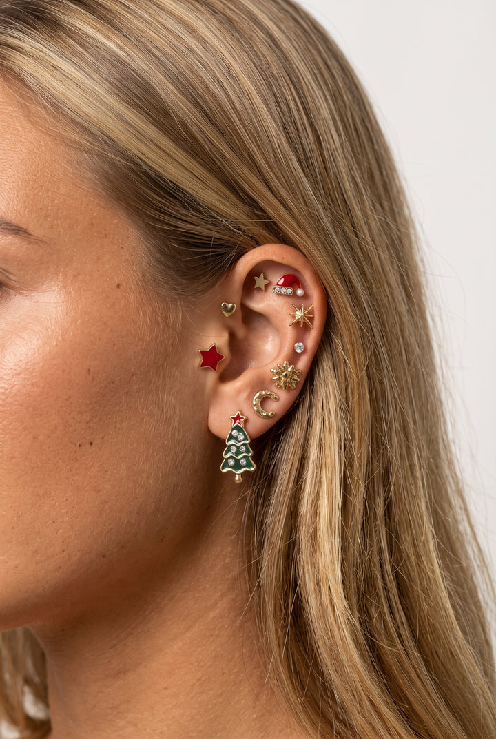 Merry Mix Stud Earring Set