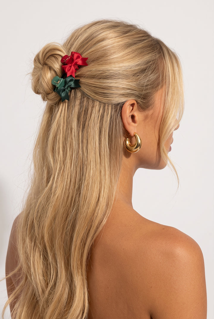 KITSCH Holiday Mini Claw Clips Set