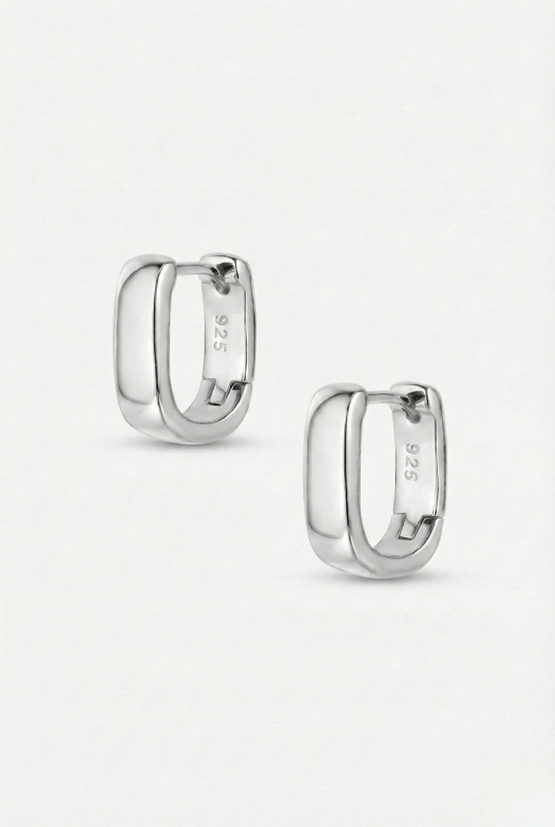 Mira U-Shaped Huggie Hoops