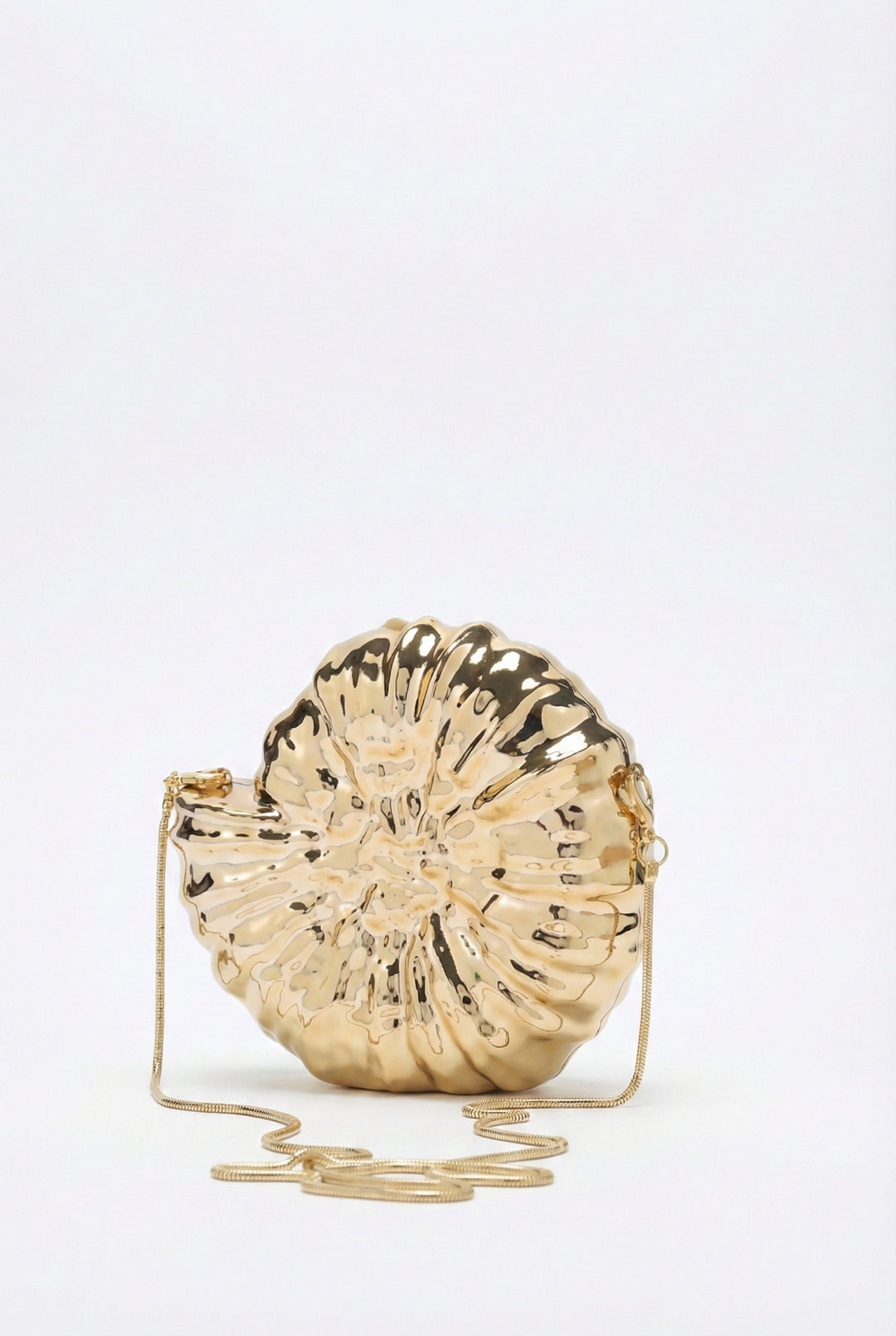 Molten Shell Evening Crossbody Bag