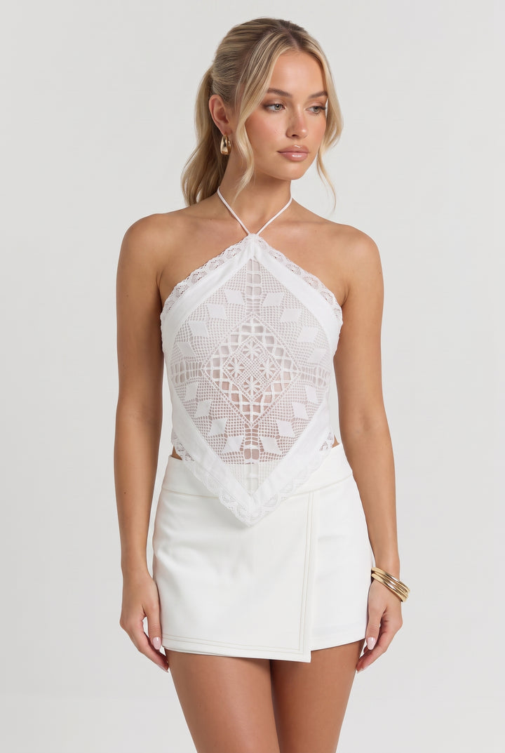 Doily Halter Top