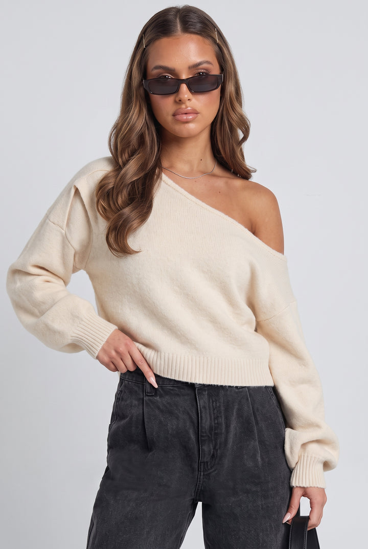 Off Cue Knit Sweater