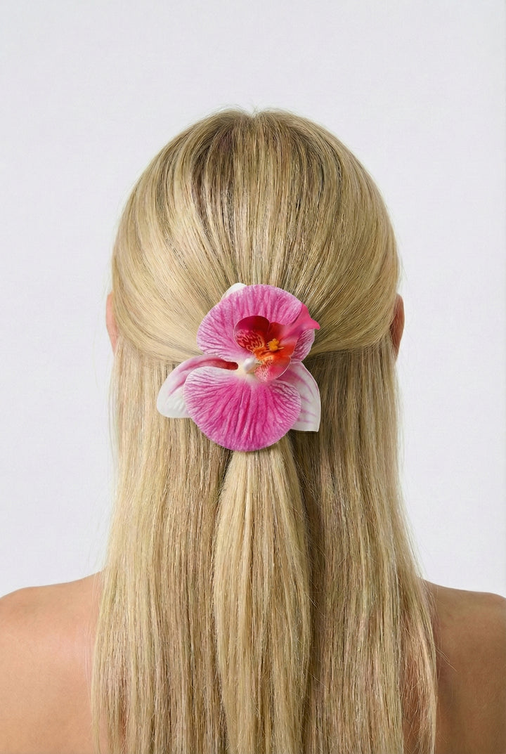 Orchid Bloom Hair Clip