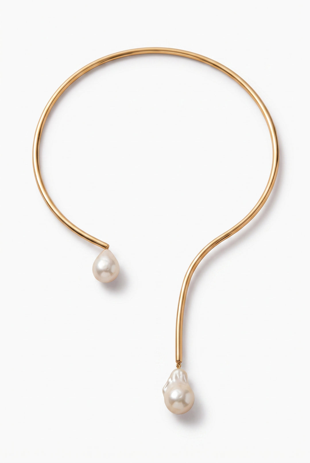 Baroque Pearl Collar Necklace