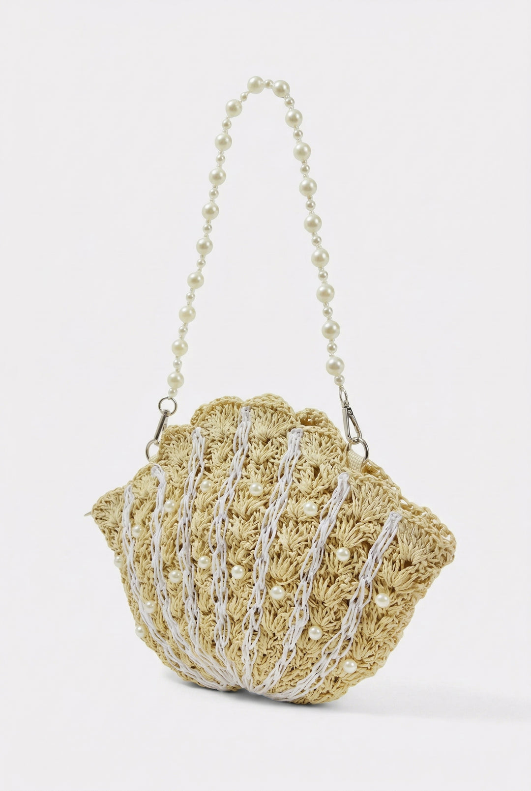 Shell Pearl Woven Bag