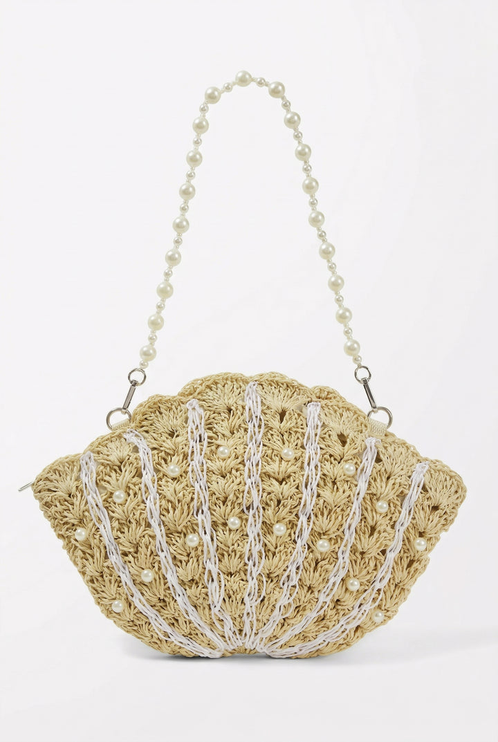 Shell Pearl Woven Bag