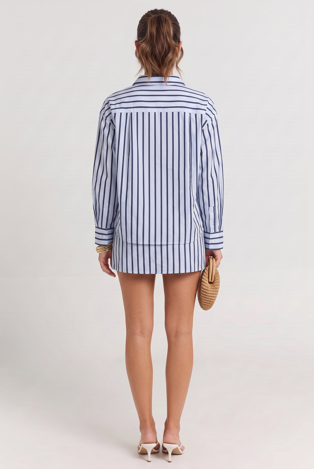 Pier 1956 Pinstripe Mini Skirt