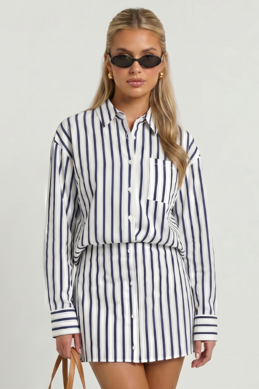 Pier 1956 Pinstripe Button-up Shirt