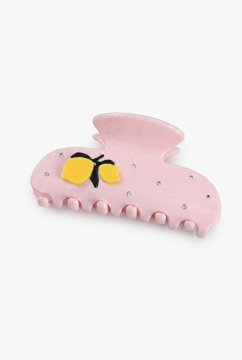 Pink Lemonade Claw Clip