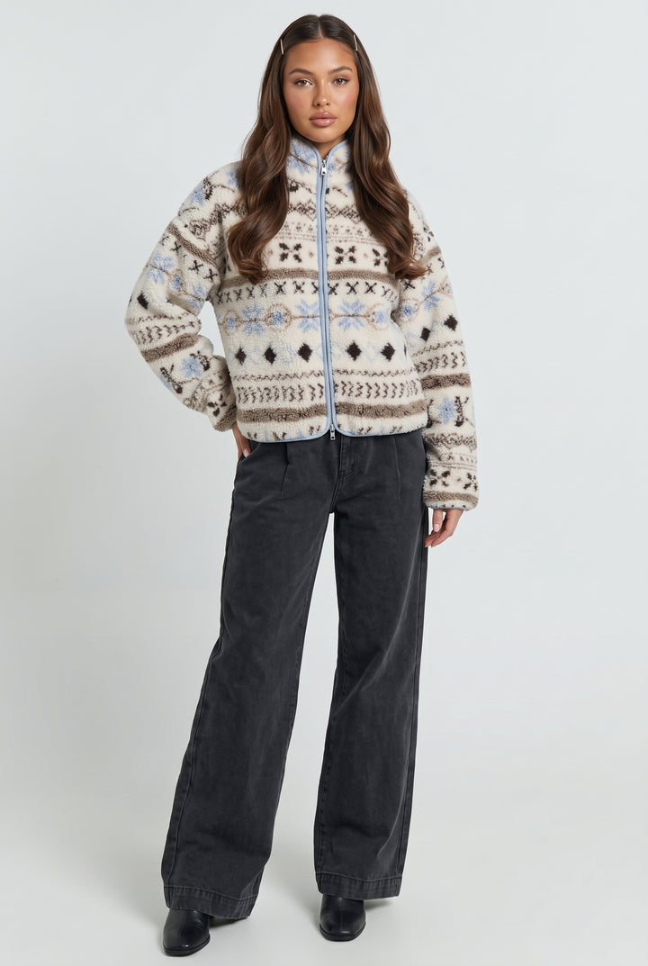 The Little Shops Below the Slopes Fleece Jacket