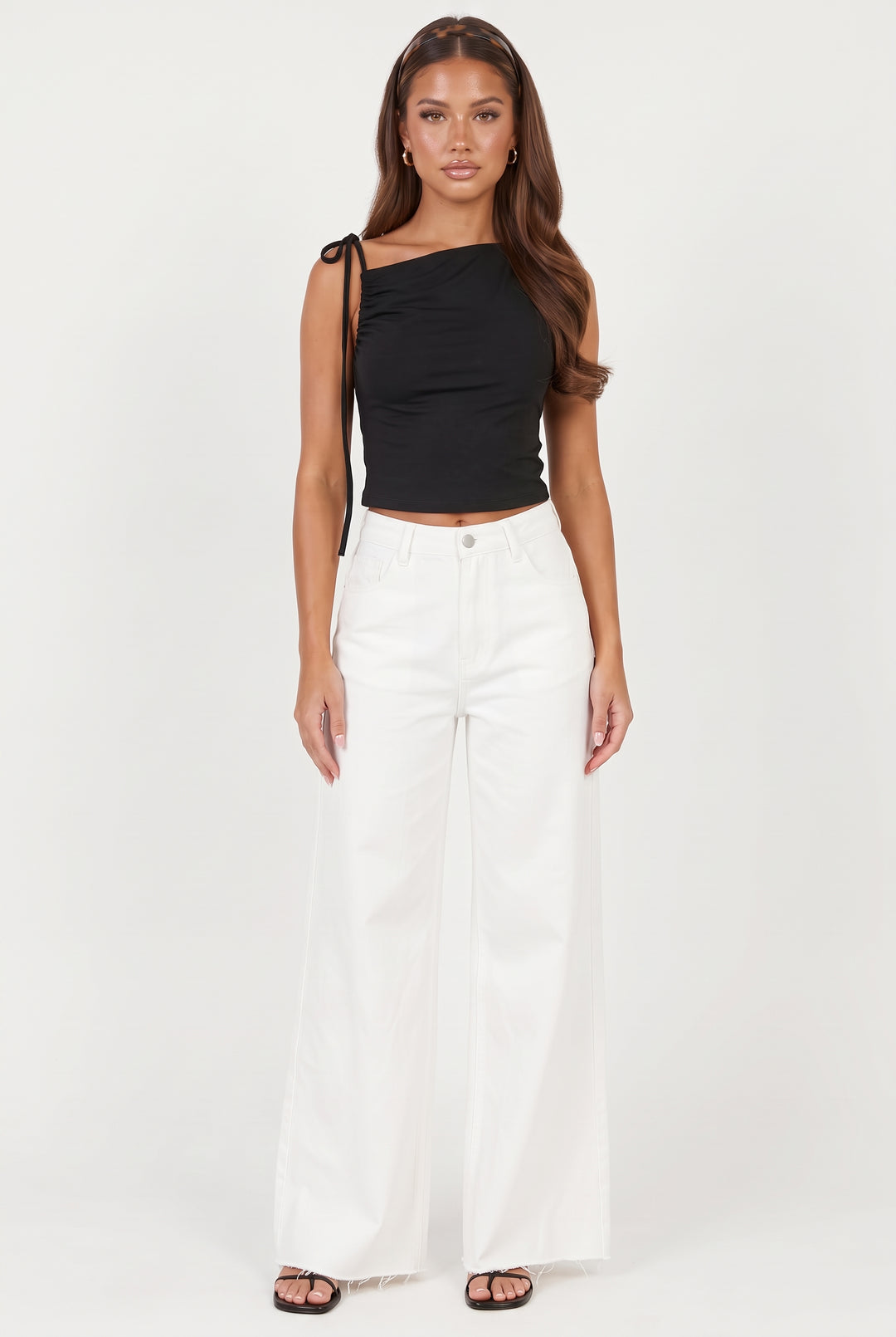 Rhodes Tie Shoulder Top