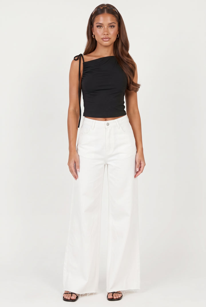 Rhodes Tie Shoulder Top