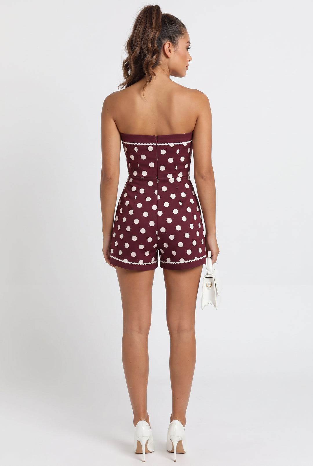 Paddock Club Polka Dot Romper