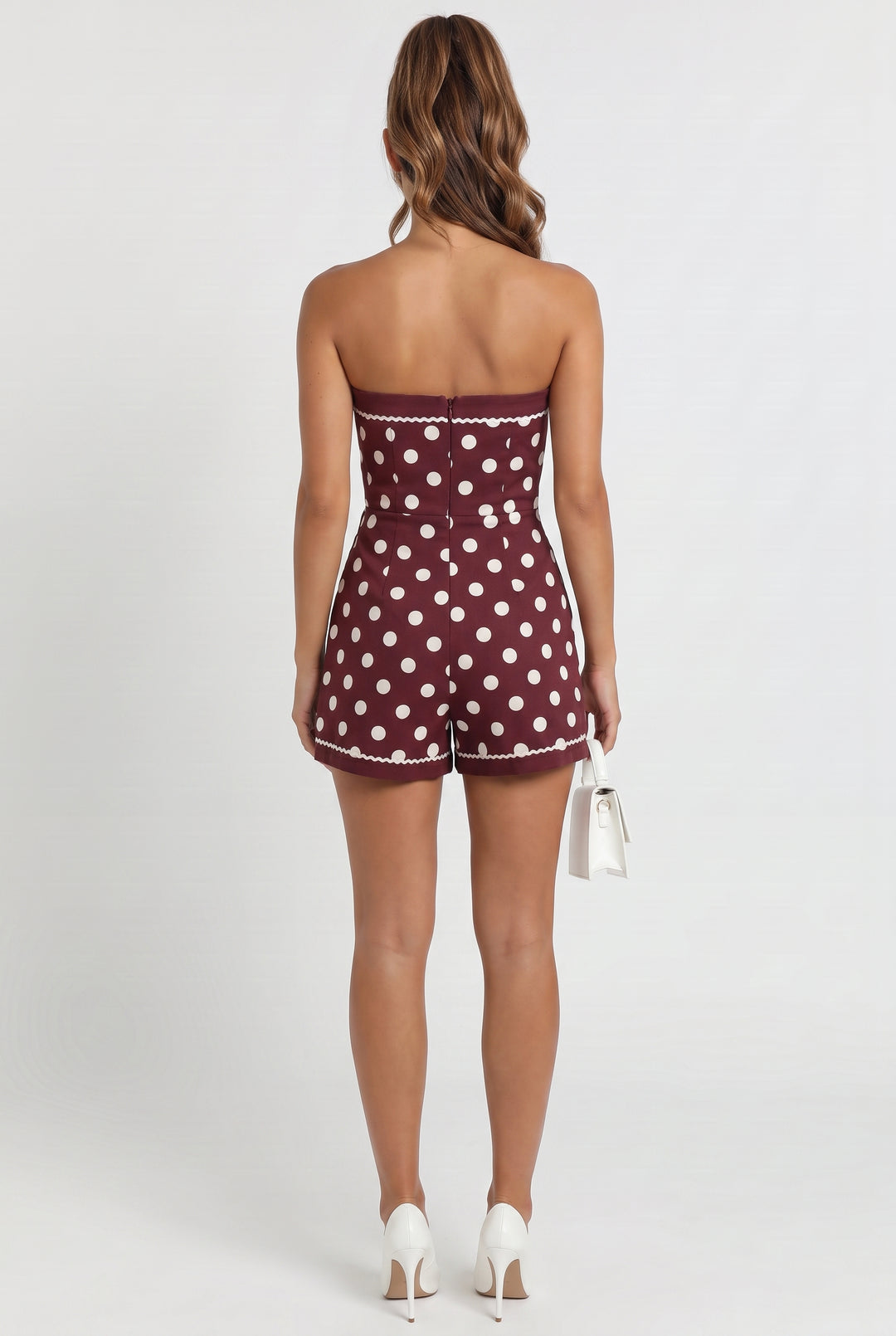 Paddock Club Polka Dot Romper