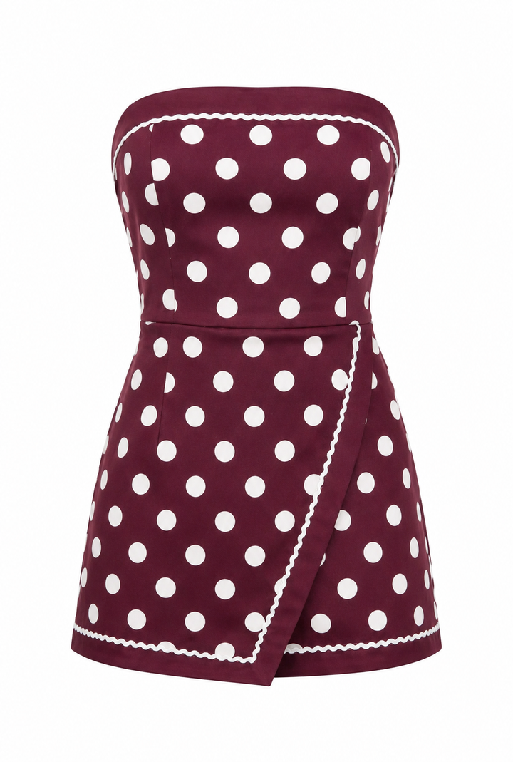 Paddock Club Polka Dot Romper