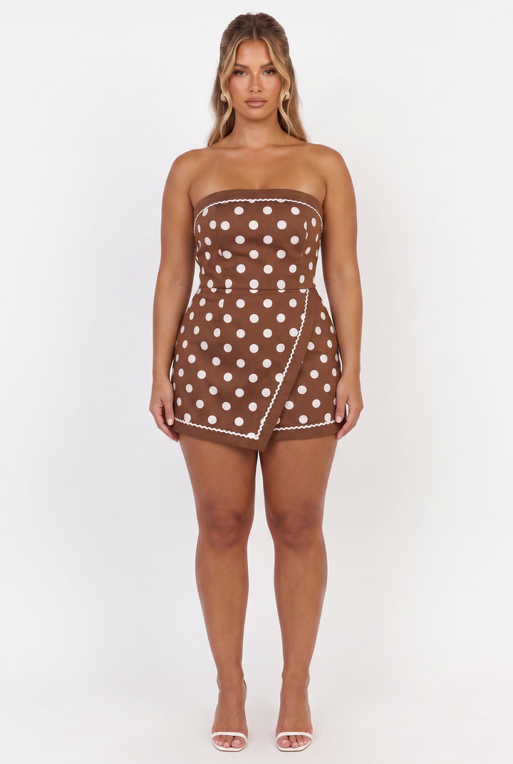 Paddock Club Polka Dot Romper