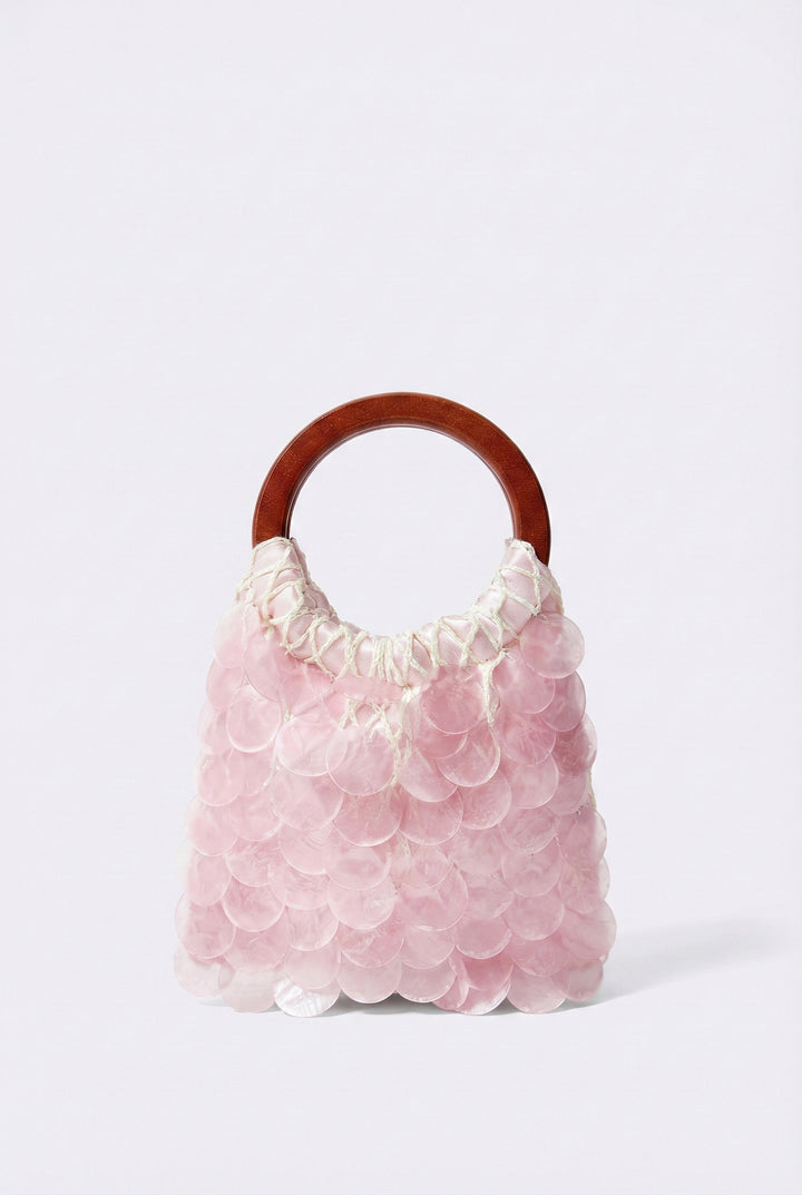 Pink Tides Shell Mini Bag