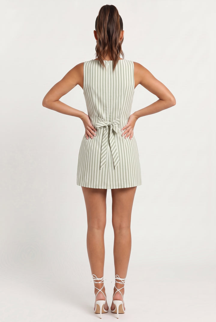 Polished Everyday Pinstripe Mini Dress