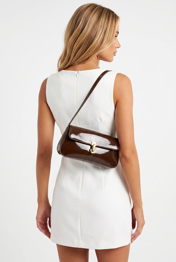 Polished Little Baguette Bag