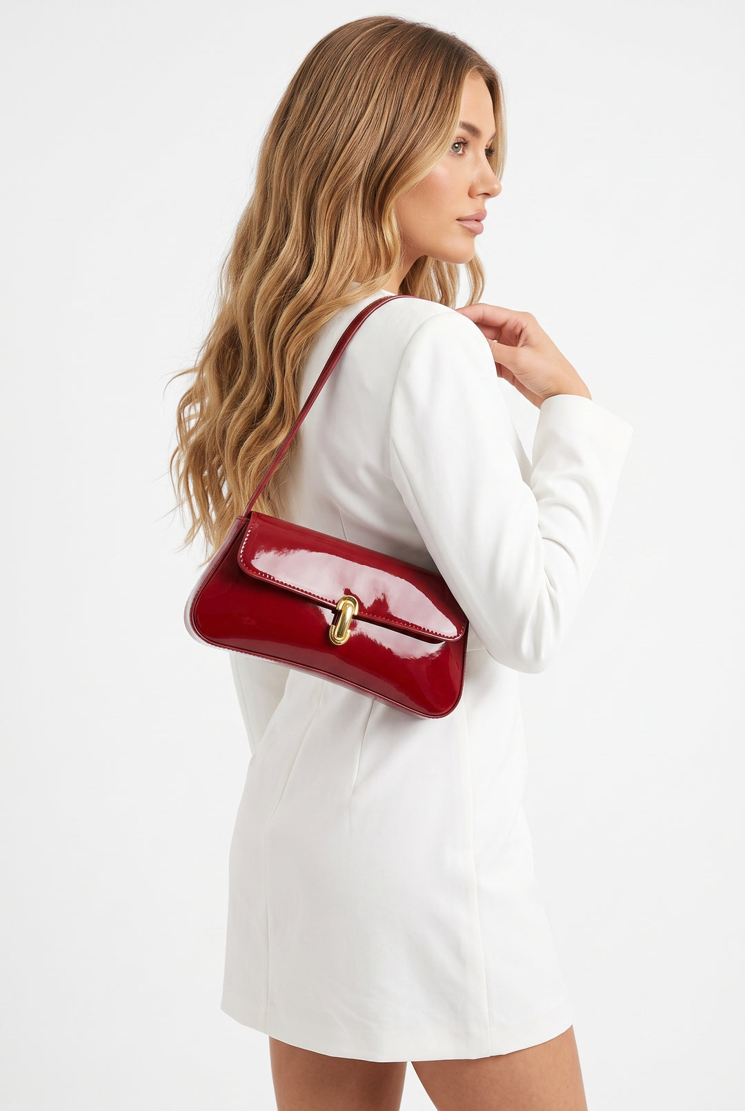 Polished Little Baguette Bag