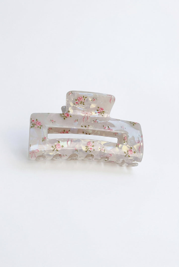 Rose Ribbon Clip