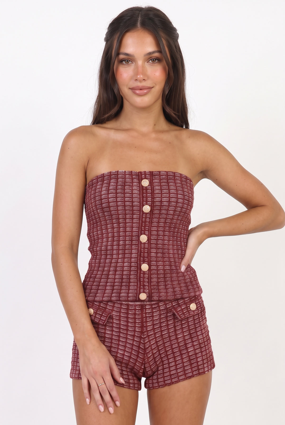 Rue Cambon Tweed Shorts