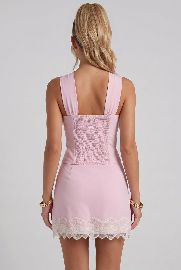 Claridge Lace Mini Skirt