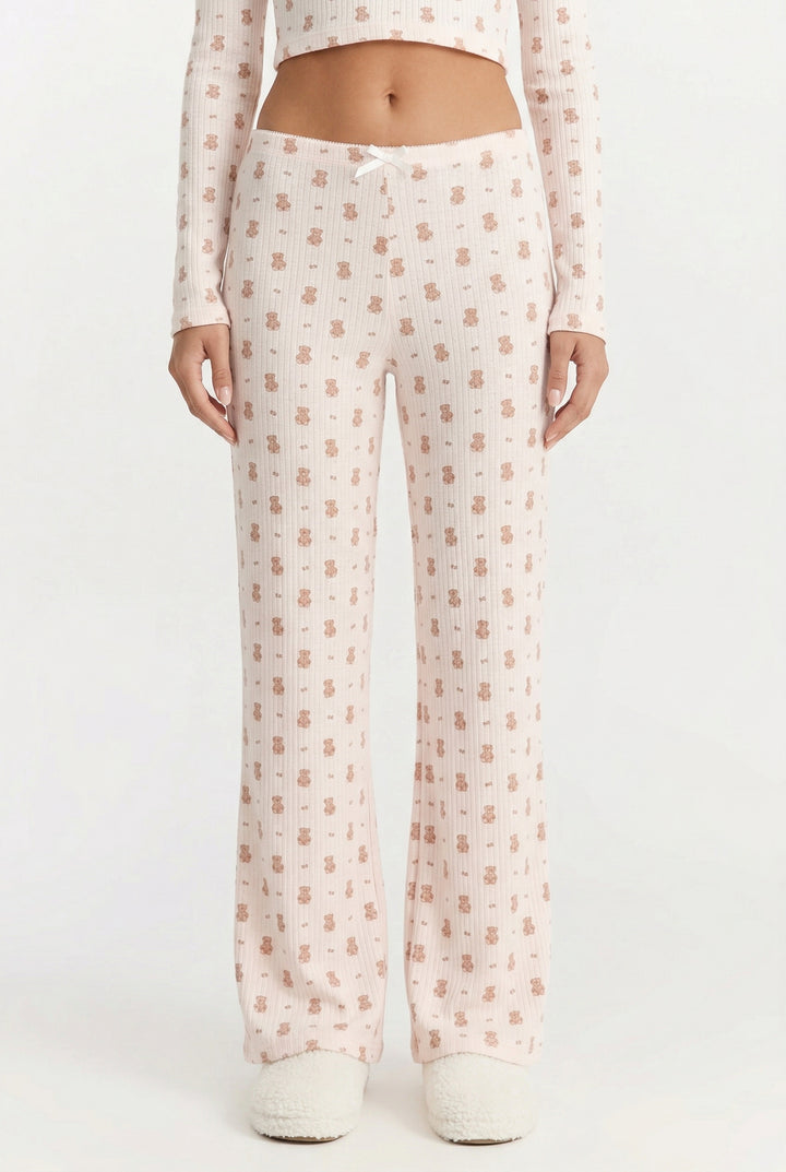Sleepytea Teddy Bear Pointelle Pants