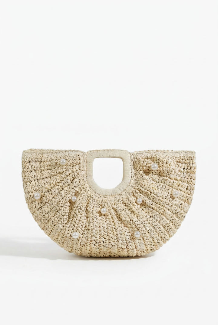 Santa Barbara Pearl Carryall Straw Bag