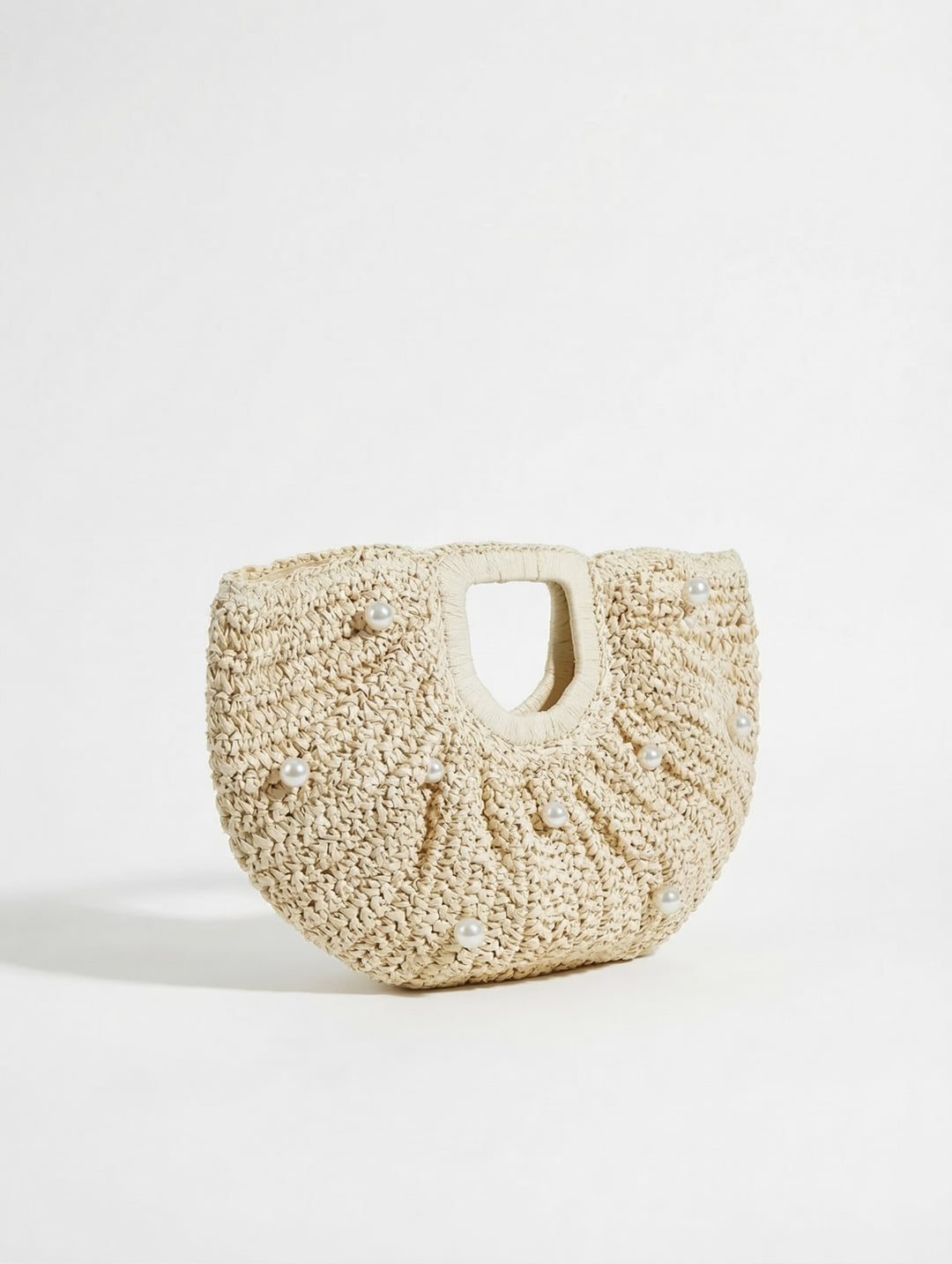 Santa Barbara Pearl Carryall Straw Bag