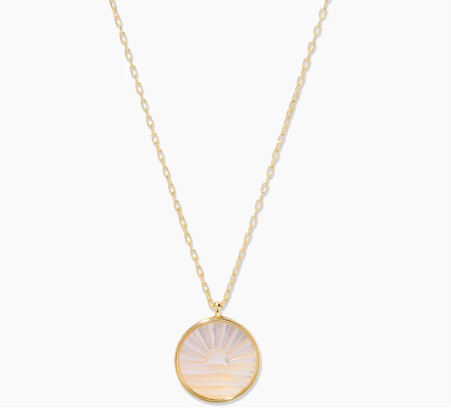 Sunset Etched Necklace