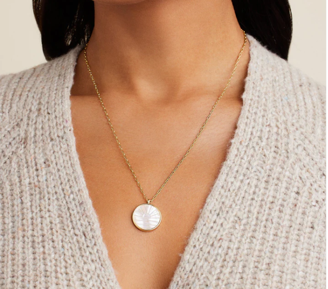 Sunset Etched Necklace