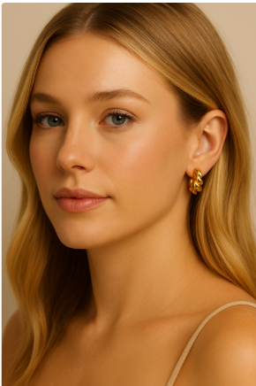 Ondine Huggie Hoop Earrings