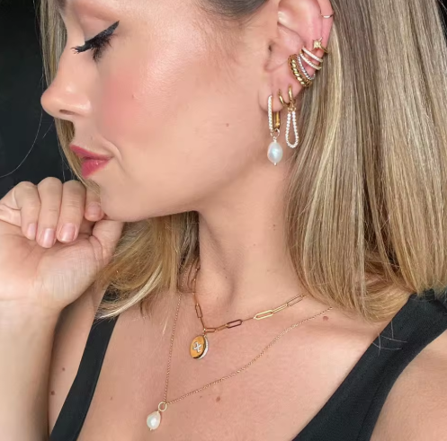 Nerina Freshwater Pearl Earrings