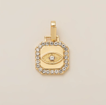 Shimmer Evil Eye Pavé Charm