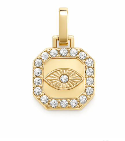 Shimmer Evil Eye Pavé Charm