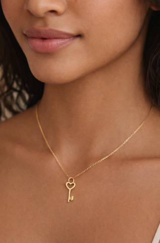 The Open Door Key Charm