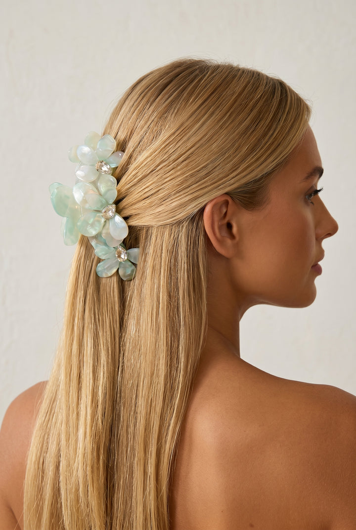 Sea Glass Bloom Clip