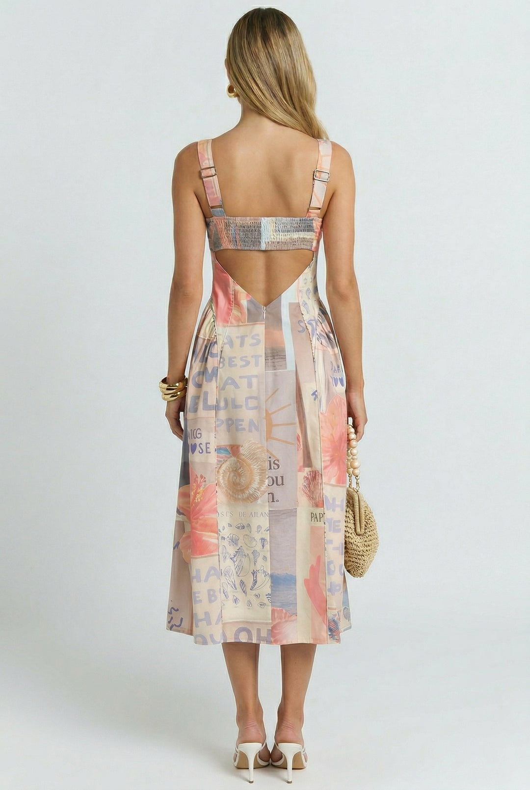 Seaside Postcard Midi Dress