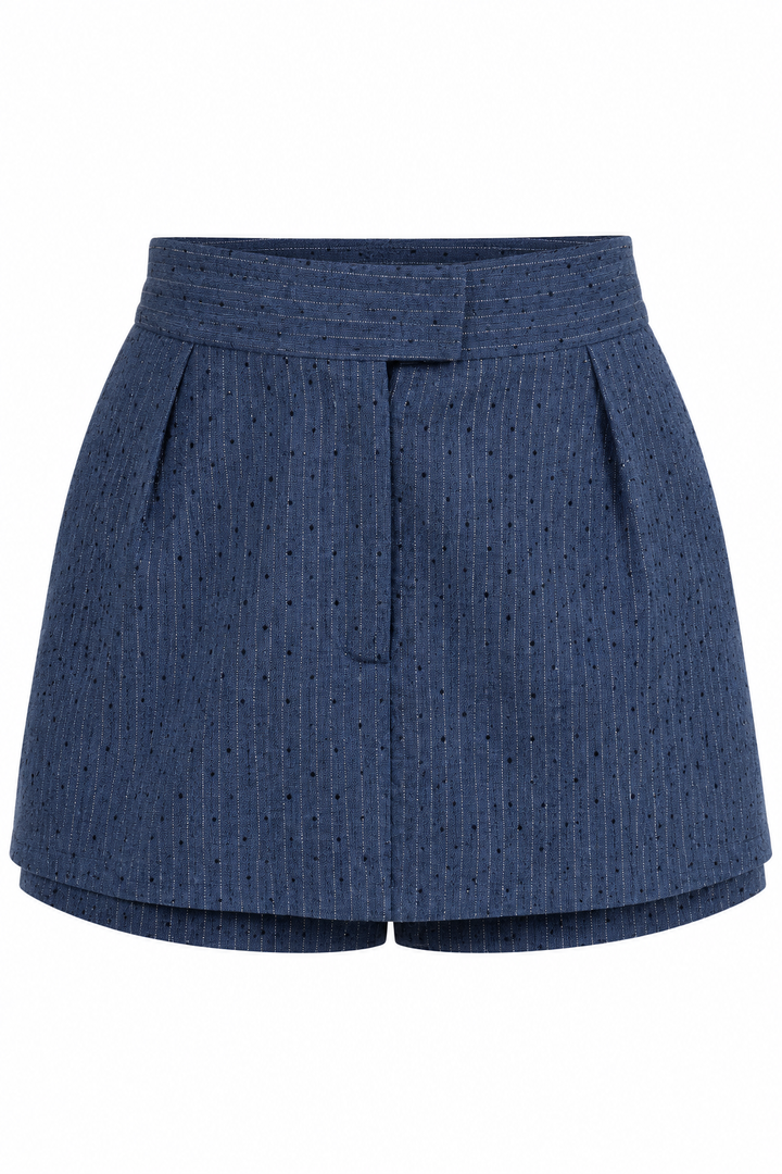 Social Register Rhinestone Skort