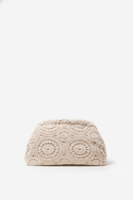 Sunlit Crochet Clutch