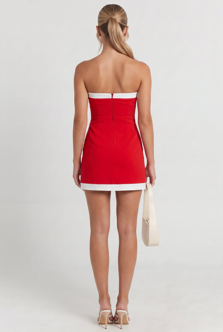 Sunset Sculpt Romper Mini Dress