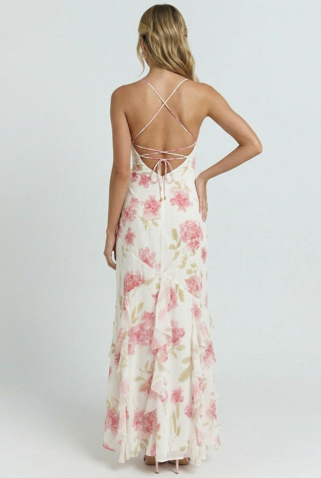 Tea Invitation Floral Maxi Dress