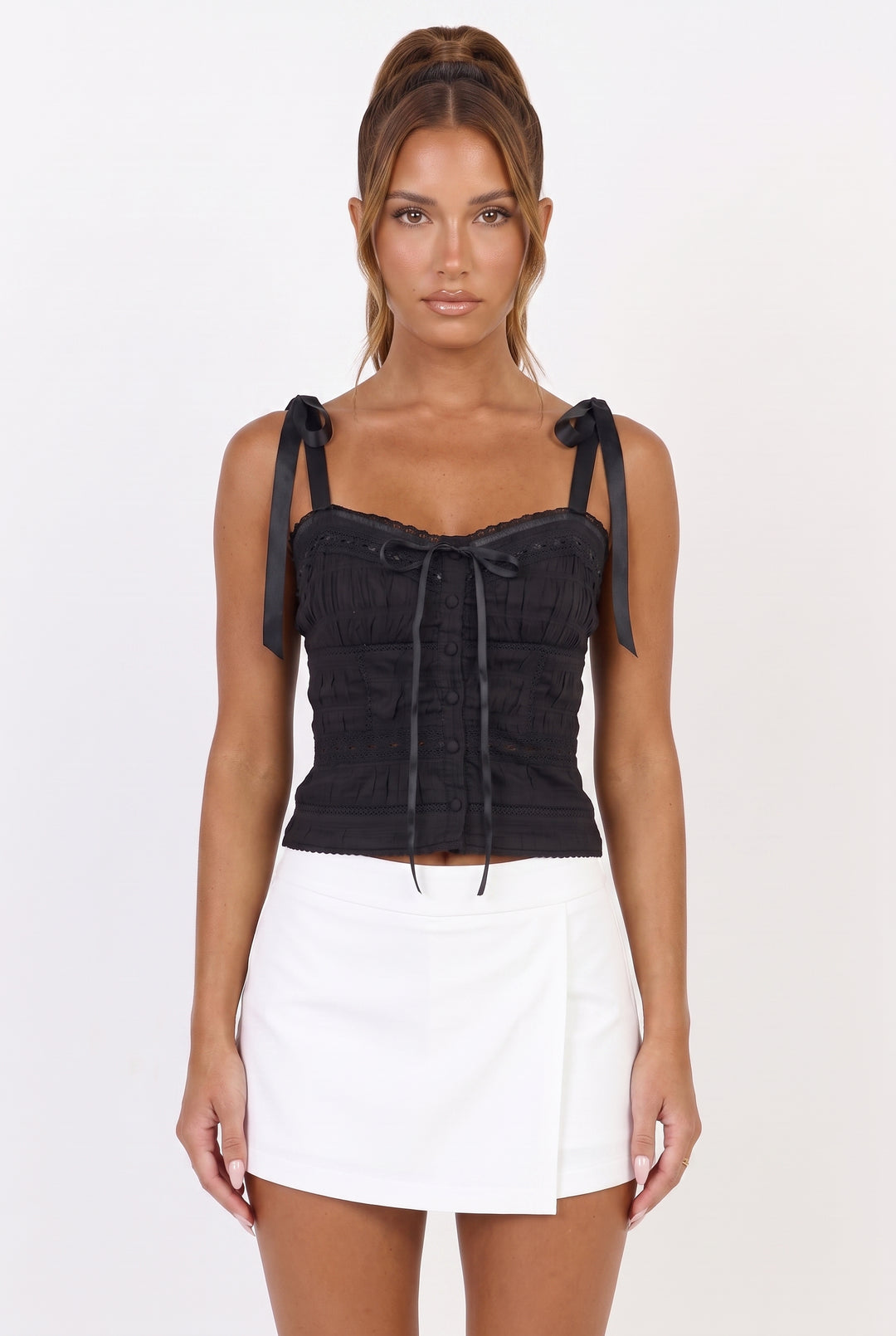 The Black Ribbon Top