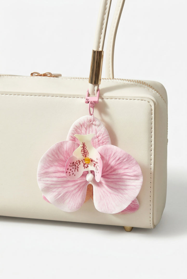 Orchid Bag Charm