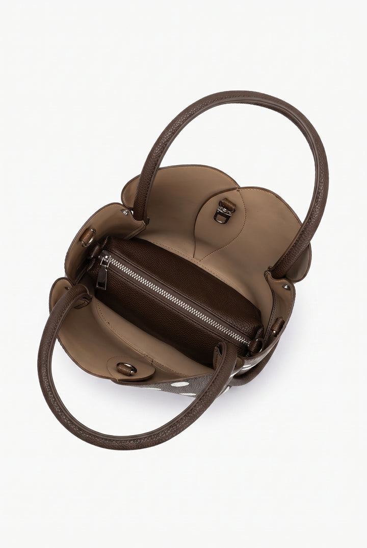 Melie Bianco Tulip Top-Handle Crossbody Tote