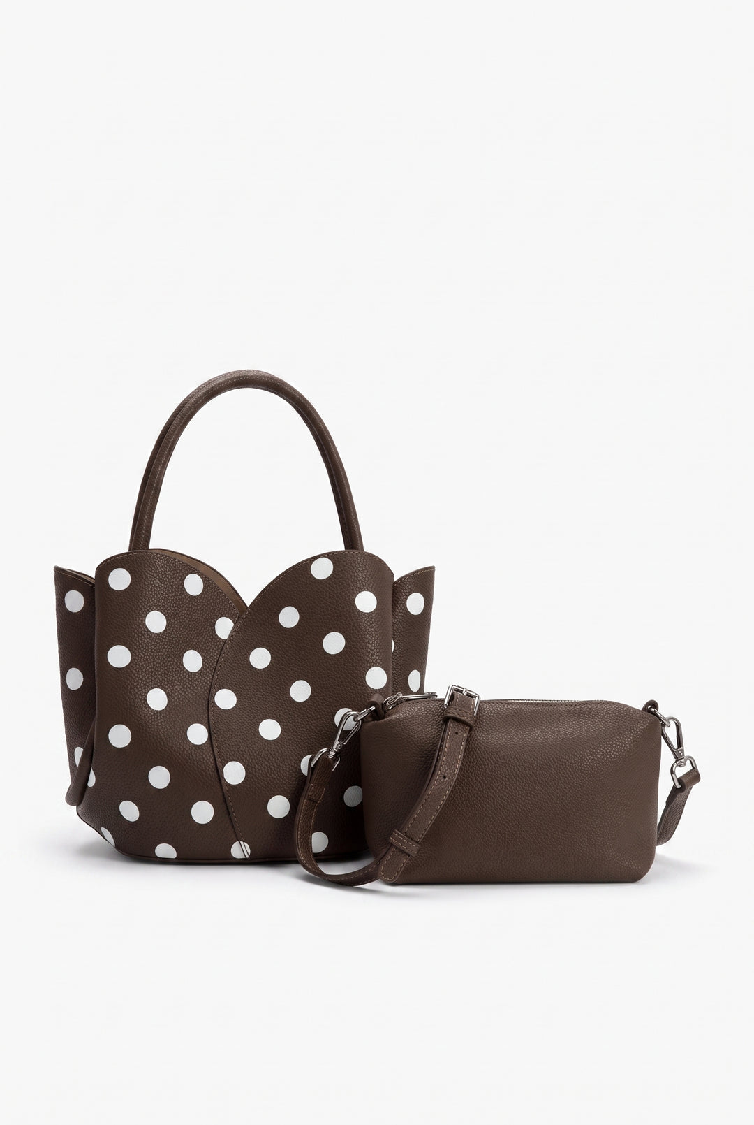 Melie Bianco Tulip Top-Handle Crossbody Tote