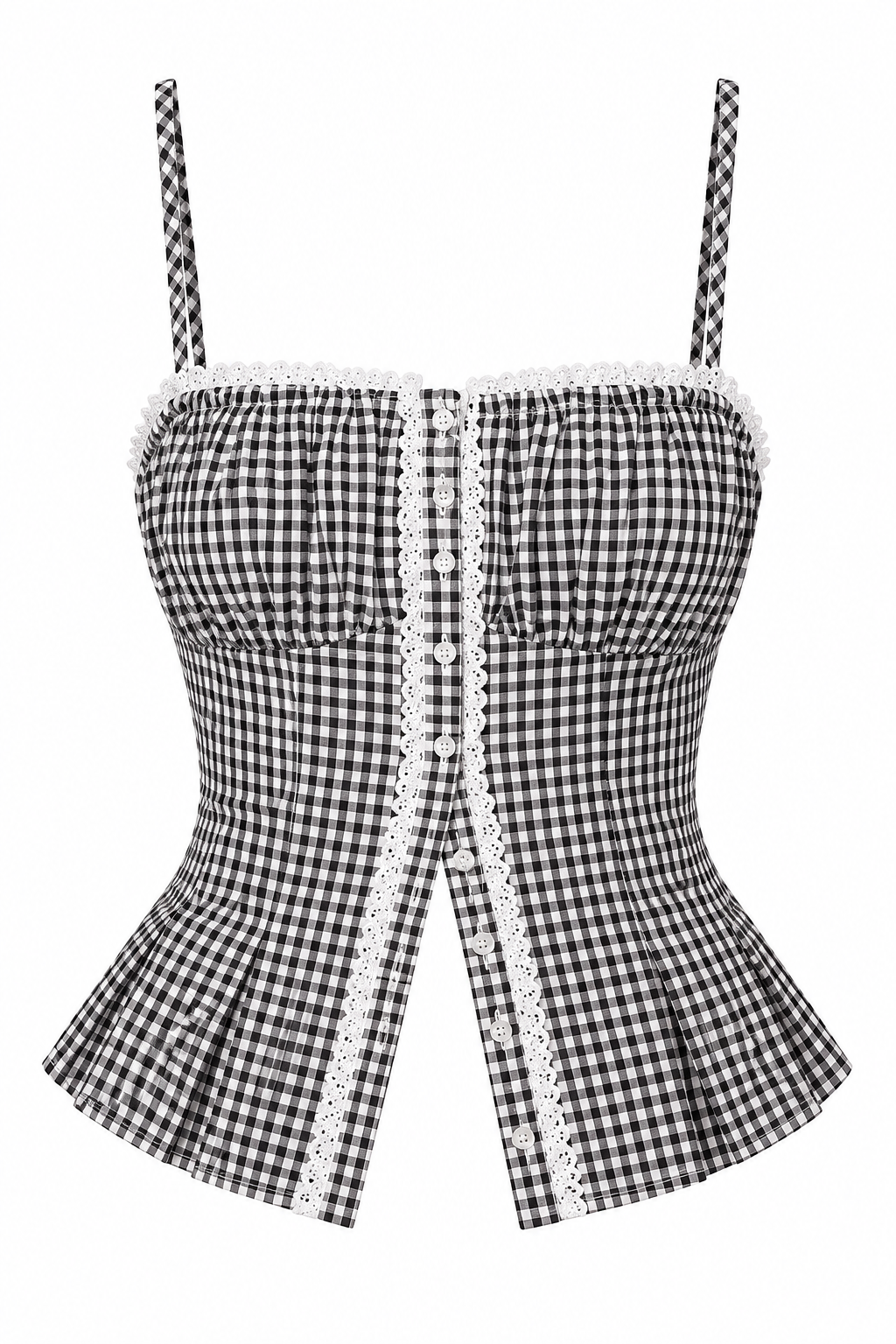 Mason Jar Gingham Top